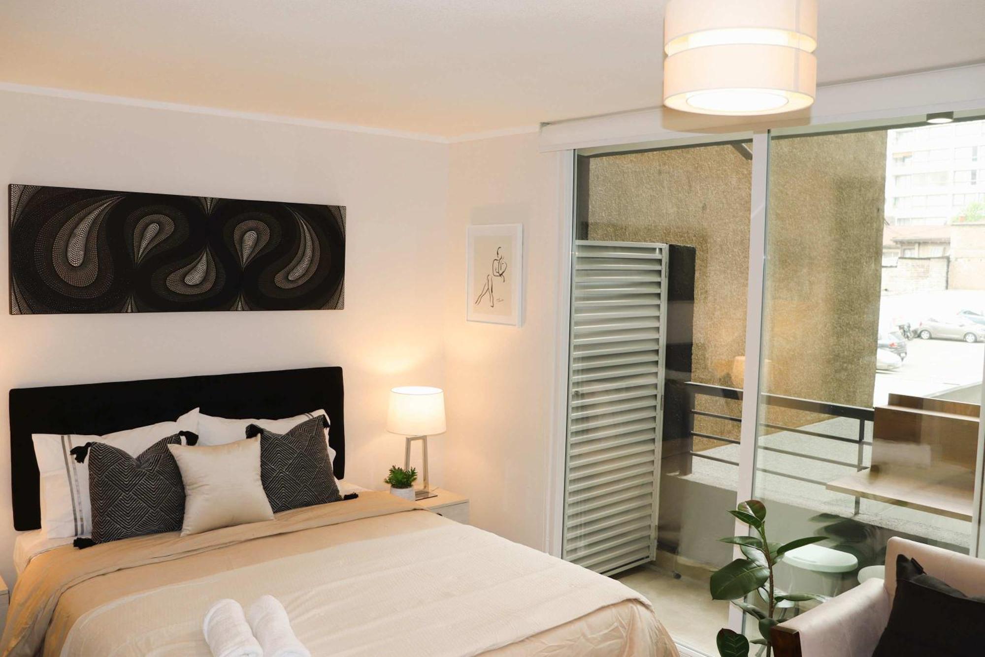 Apartamento Hom I Luminoso Y Acogedor 2pax En Santiago